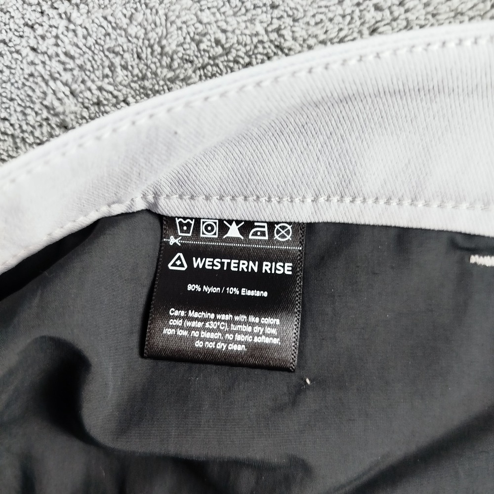 Western Rise Evolution Pants Mens 32x329 Gray Nylon Stretch Travel Slim Outdoor - Picture 7 of 13